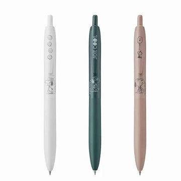 Uni Jetstream Snoopy Ballpoint Pen – 0.5mm Black Ink, 3-Pack