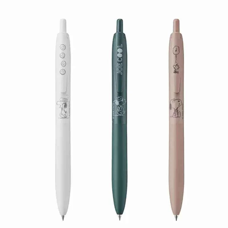 Uni Jetstream Snoopy Ballpoint Pen – 0.5mm Black Ink, 3-Pack