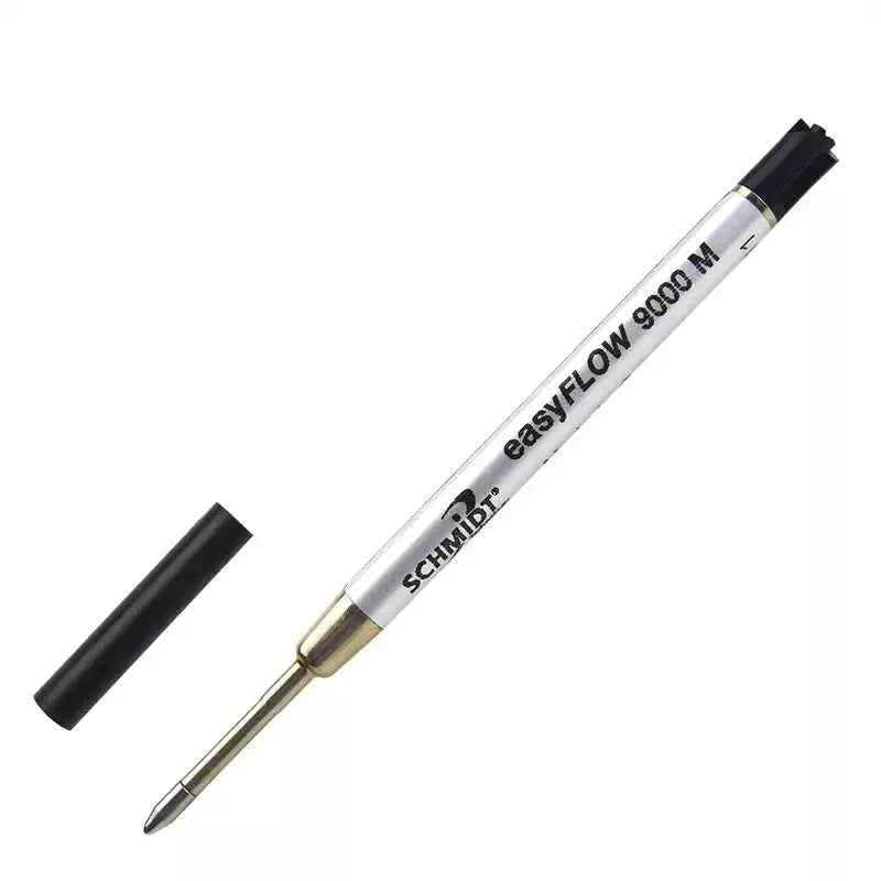 Schmidt EasyFlow 9000 Ballpoint Pen Refill - Medium Point - Black/Blue Black