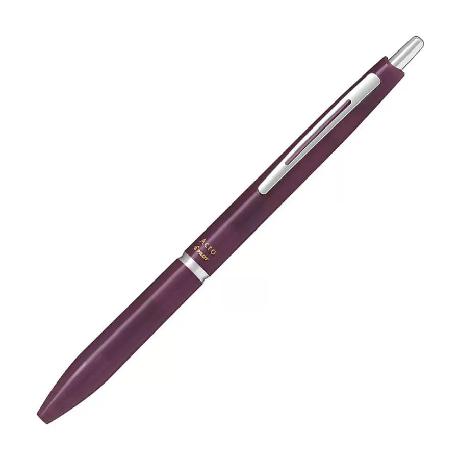 PILOT ACRO 300 Low-Viscosity Oil-Based Ballpoint Pen, 0.3 mm Fine Black Ink Wine