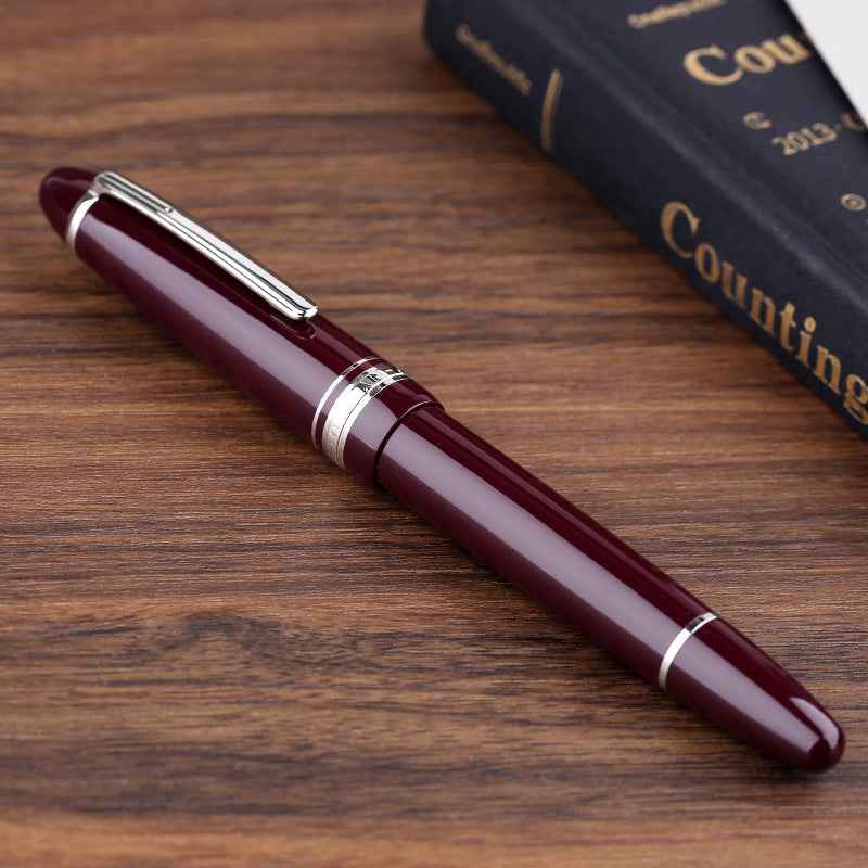Majohn P136 Piston Fountain Pen Fine Nib with Box Red