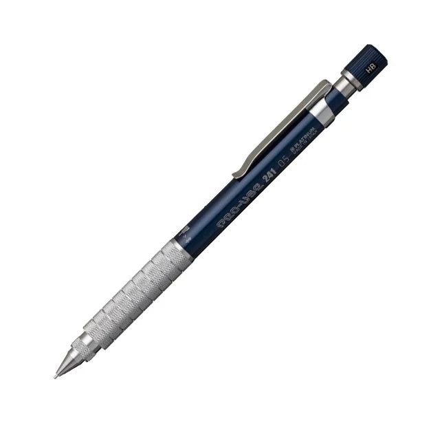 Platinum PRO-USE 171 MSDA-1500 Mechanical Pencil 0.5mm – Low Centre of Gravity Metal Body | Professional Drafting & Sketching | Made in Japan Black