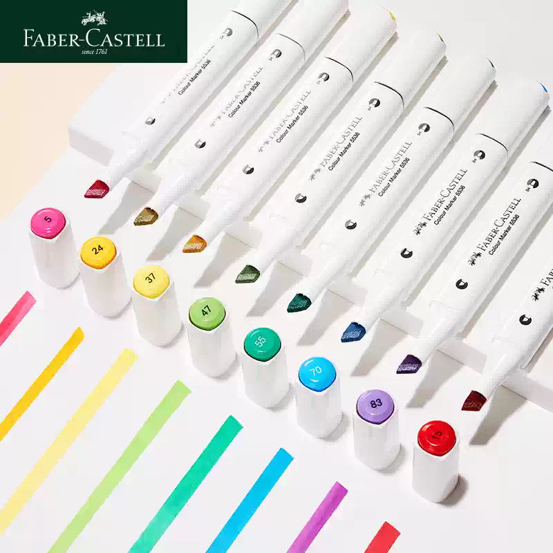 Faber-Castell Oil-Based Markers,36/48-Color for Students' Art Class