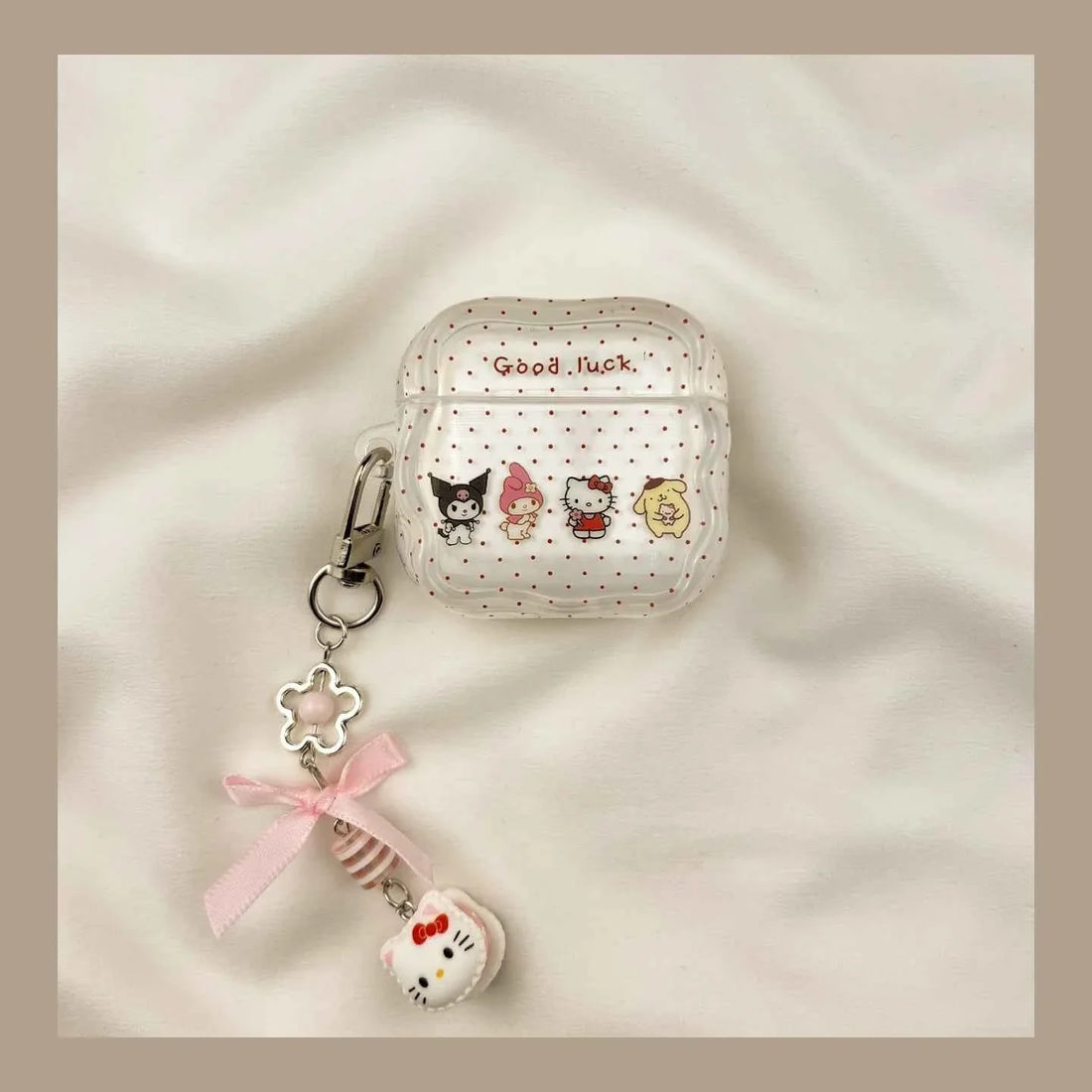 Polka Dot Sanrio AirPods Case A