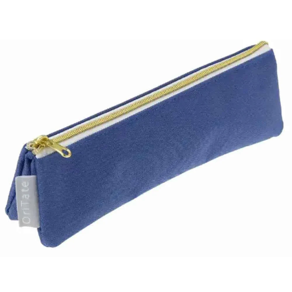 Raymay Fujii Oritate Self-Standing Slim Pen Case Blue