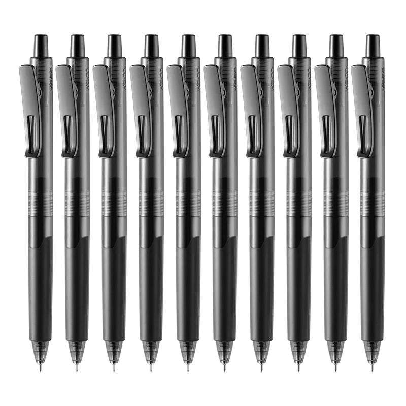 KACO K9 Transparent Gel Pen 0.5mm Black Ink 5/10Pack 10pcs