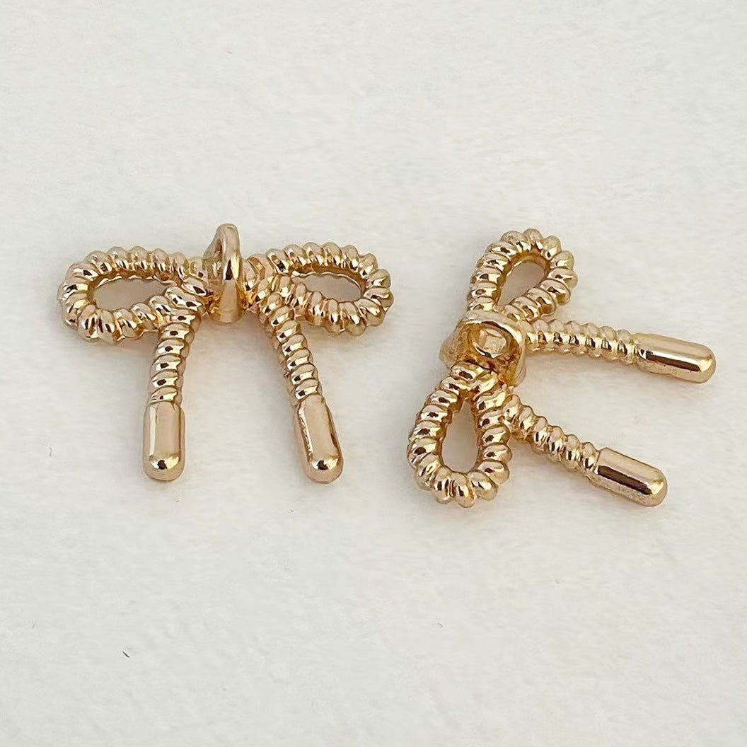 Lace Butterfly hollow metal buttons, gold tone, thin edge, 20 pcs pack