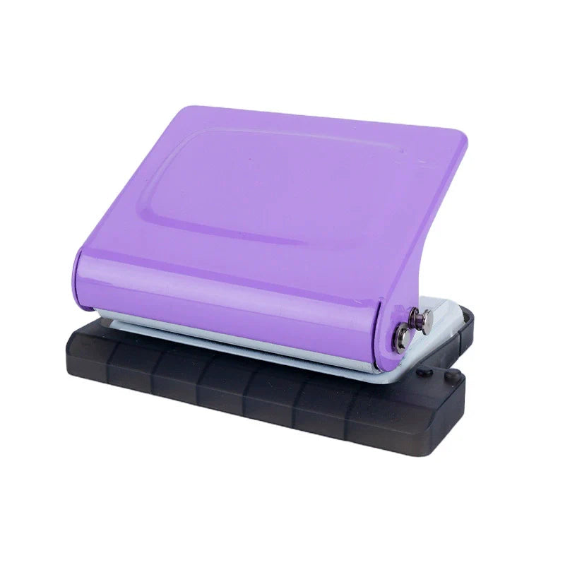 10-Hole Paper Punch Binding Machine for Planner A4/A5/B5 Book Purple