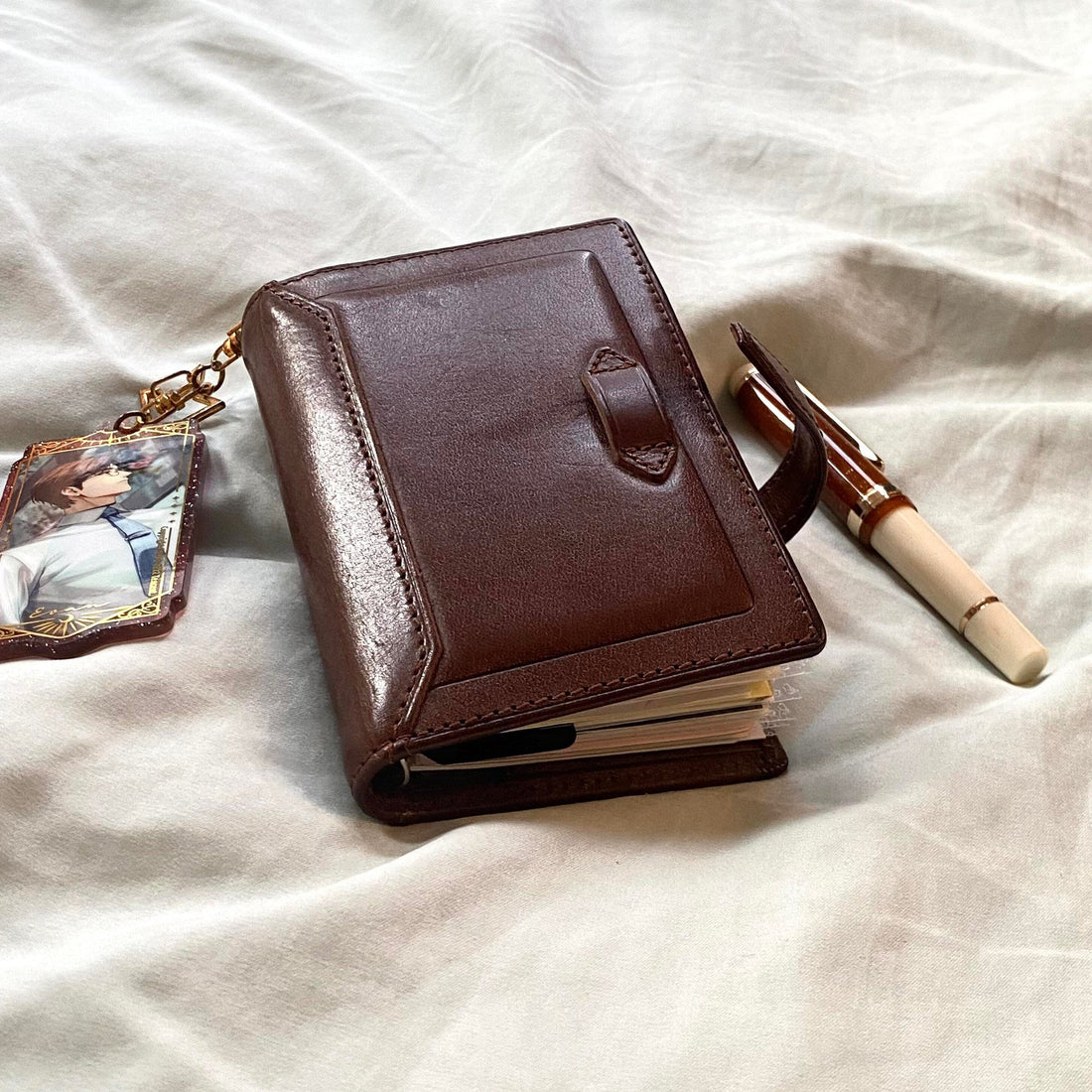 Vintage Dark Brown M5 Loose-Leaf Leather Notebook