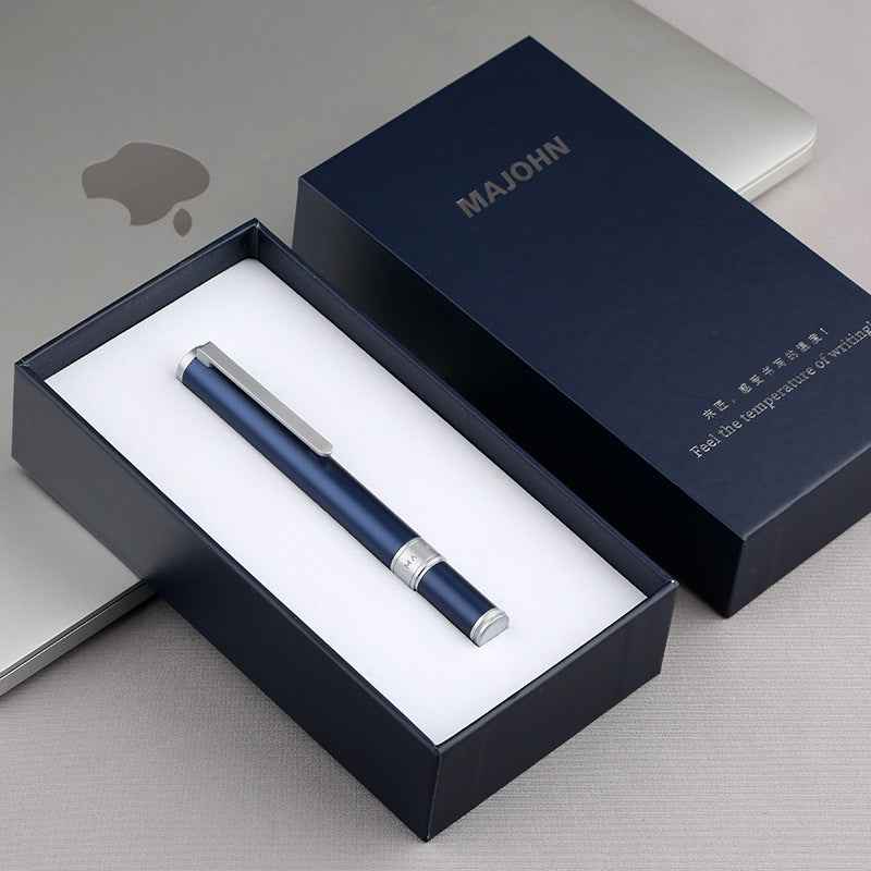 Majohn N1 Mini Fountain Pen Fine Nib,Aluminum Pocket Short Travel Pen