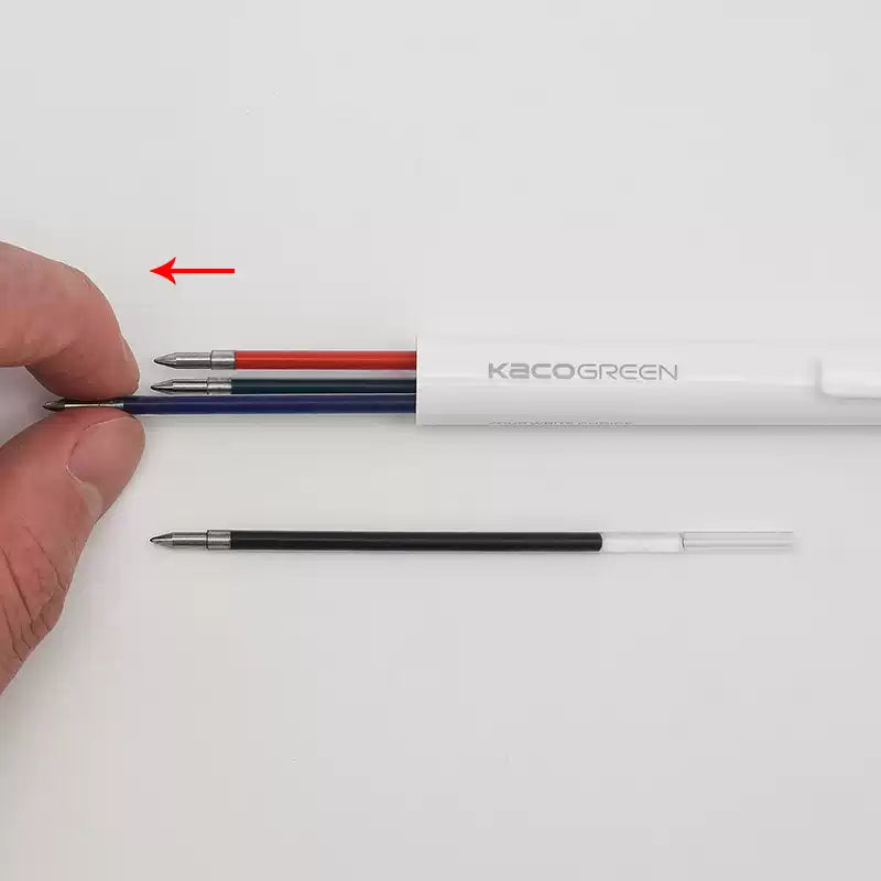 KACO Easy 4 Color Gel Ink Multi Pen 0.5MM,2 Pack
