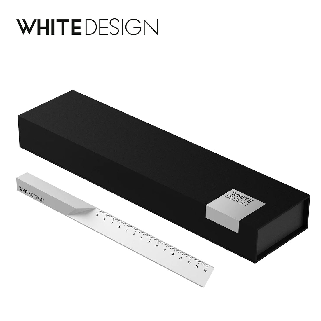 Aluminum Ruler 15cm - Premium Metal Office Stationery CUBE