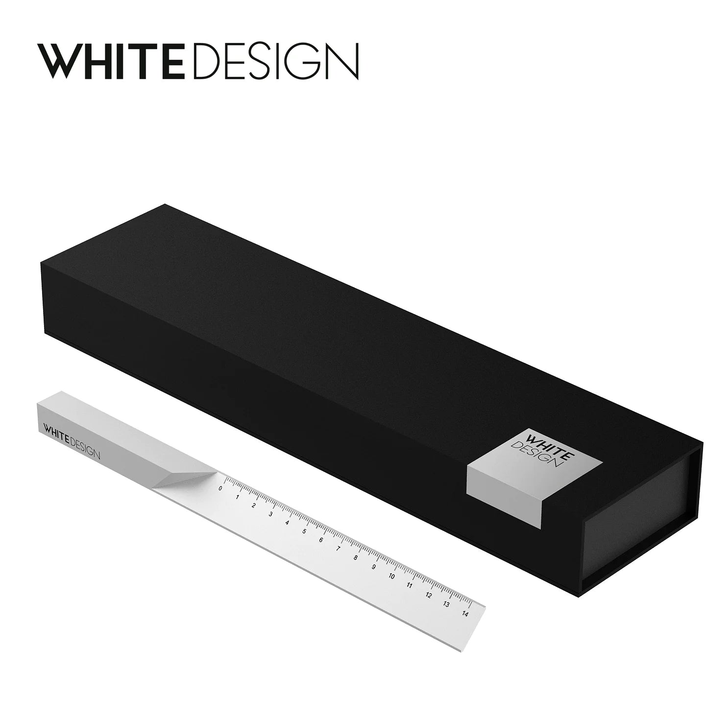 Aluminum Ruler 15cm - Premium Metal Office Stationery CUBE