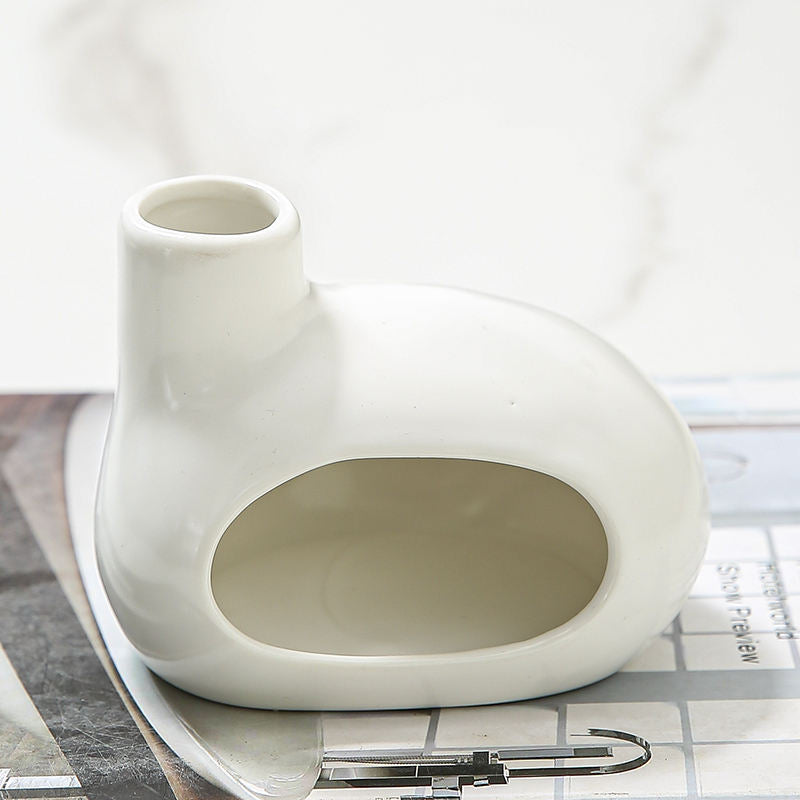 Ceramic Palo Santo Holder White