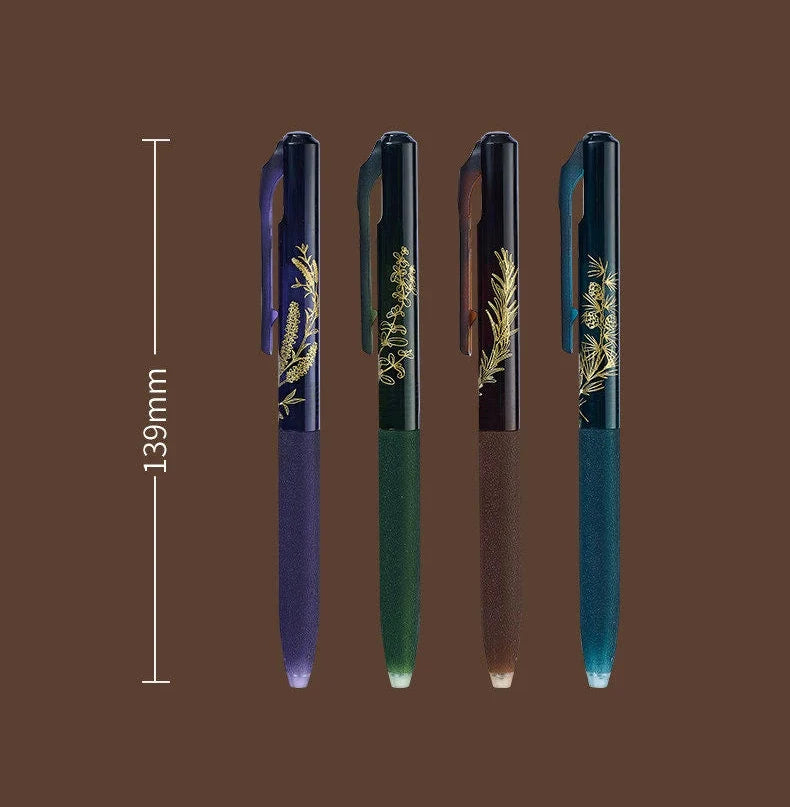 TANOOCI Calm Moments Aromatherapy Gel Pen Set | 0.5mm | 4 Scents: Lavender, Cedarwood, Eucalyptus & Lemongrass