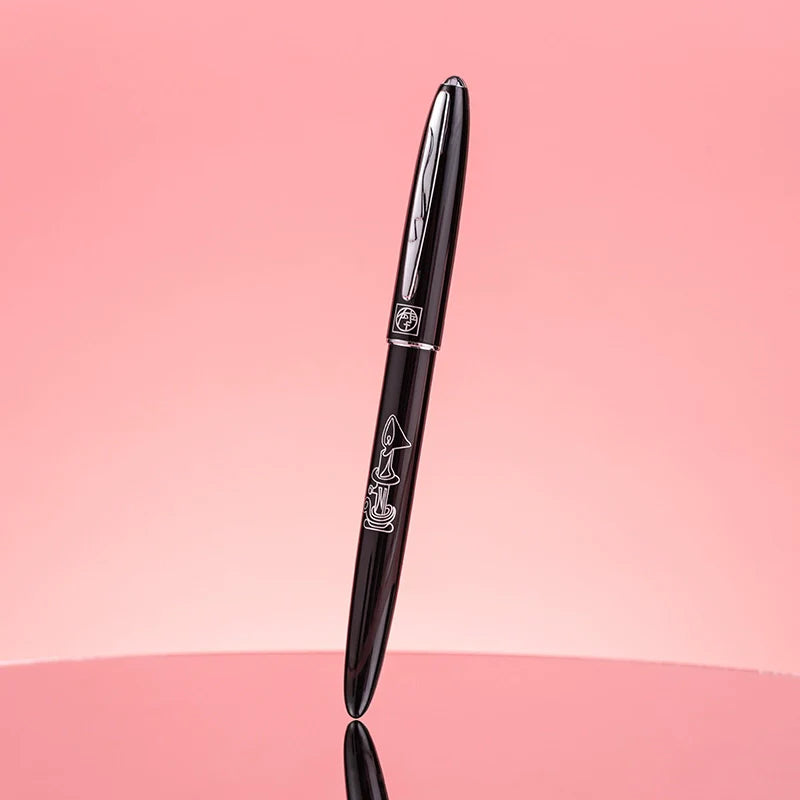 Pimo 606 Fountain Pen - 0.38mm Extra Fine Nib Black