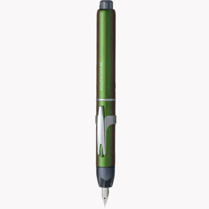 Platinum PKN-9000 CURIDAS Retractable Fountain Pen – Gemstone Limited Edition | Made in Japan Green