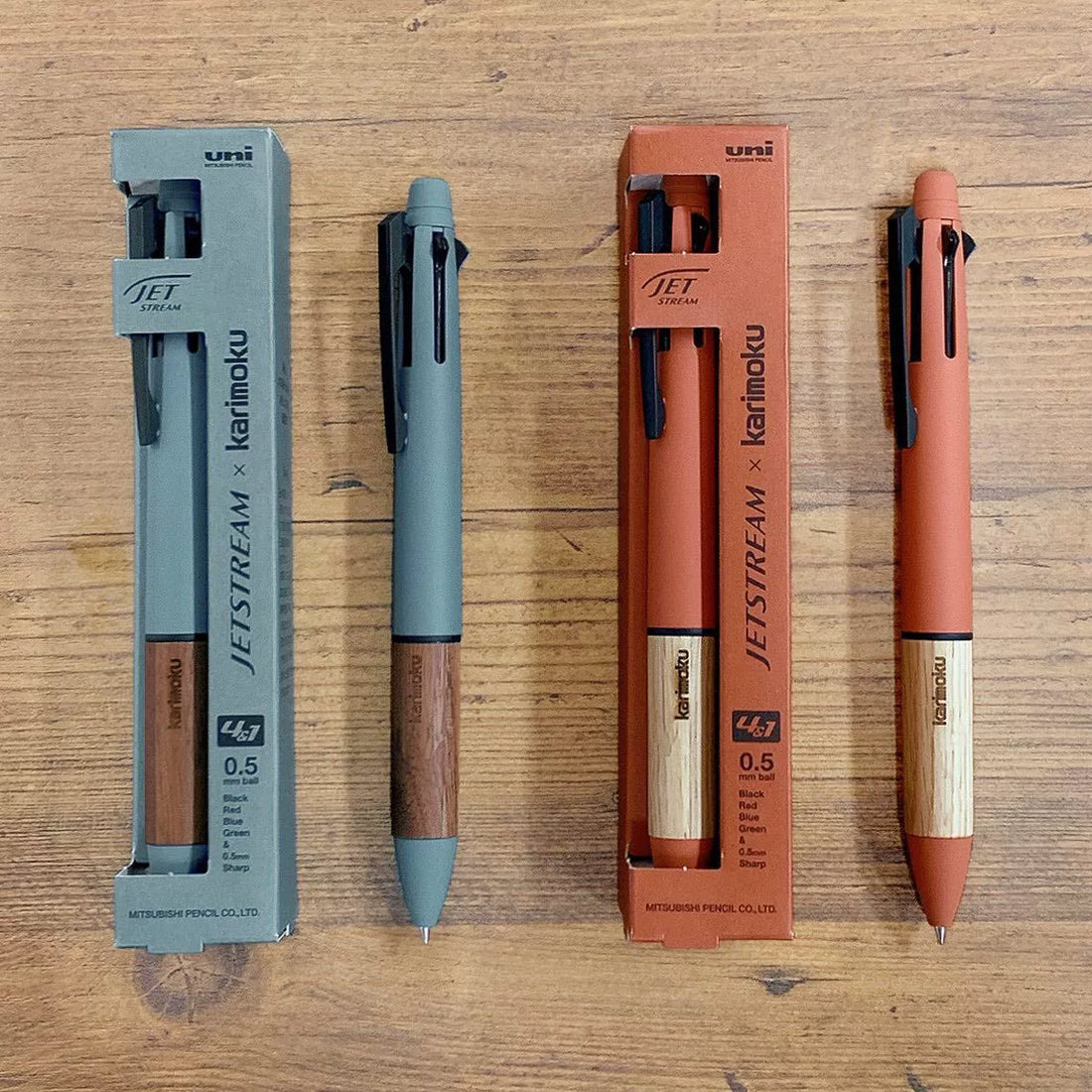 Mitsubishi 4in1 Multifunction Pen Jetstream Karimoku 0.5MM