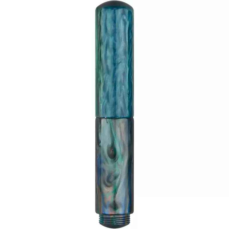 MAJOHN Wancai Mini Transparent Pocket Fountain Pen Fine Nib 0.5mm Iceland Blue