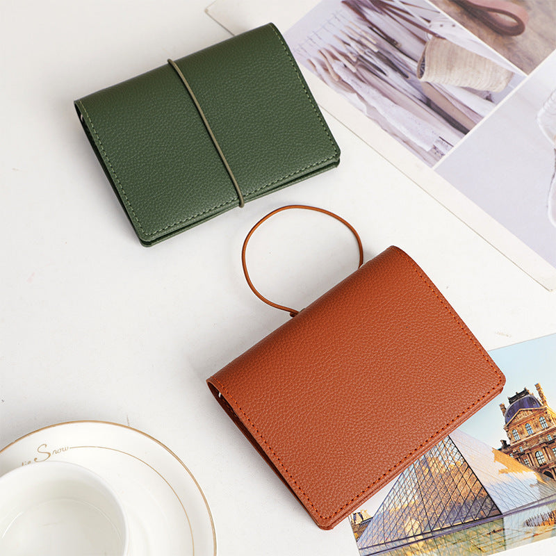 5 Ring Binder Cover A7 MINI Leather Notebooks 8 Color Pack
