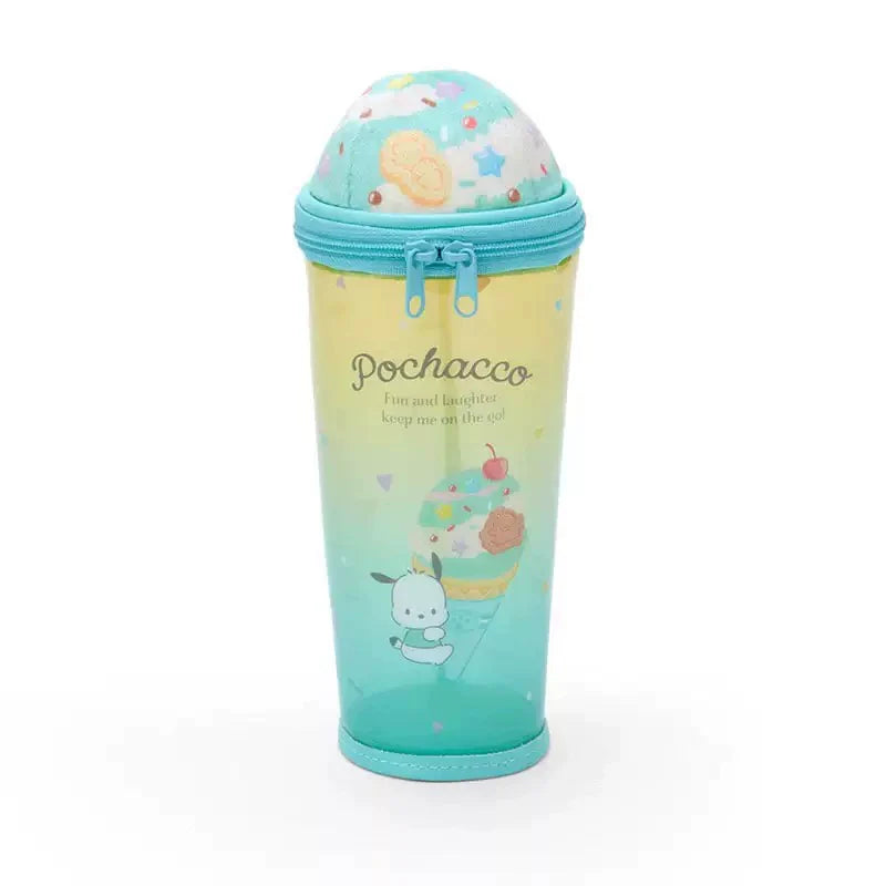 Sanrio Ice Cream Cup Pencil Case PVC Stationery Organizer Pochacco