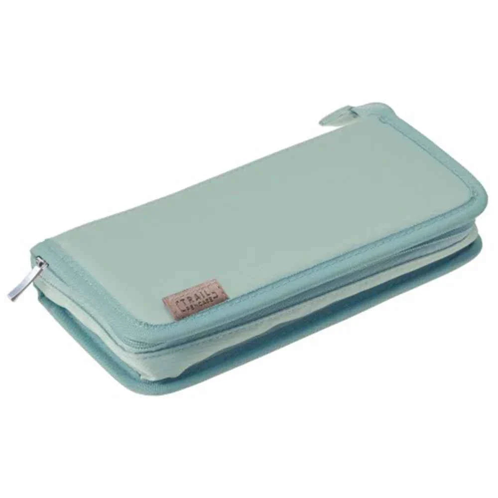 Raymay Fujii Trail Pen Case Slim Stray Style Green