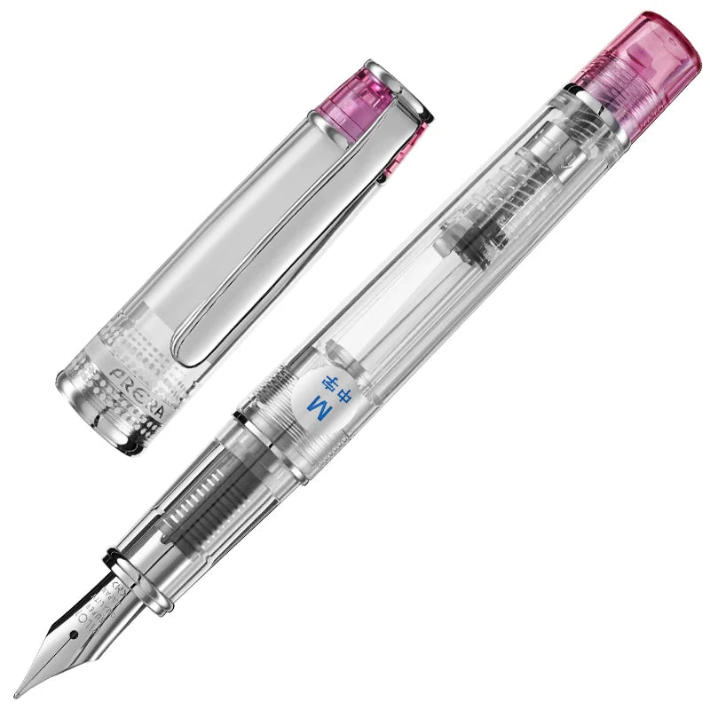 Pilot Prera Fountain Pen Clear Body Pink