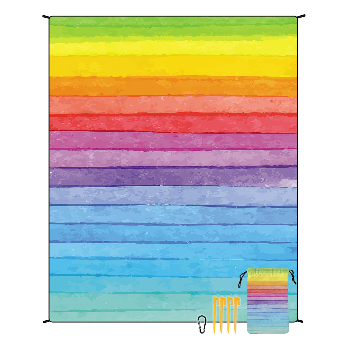 Bohemian Beach Mat & Outdoor Picnic Blanket – Waterproof 220 x 180cm