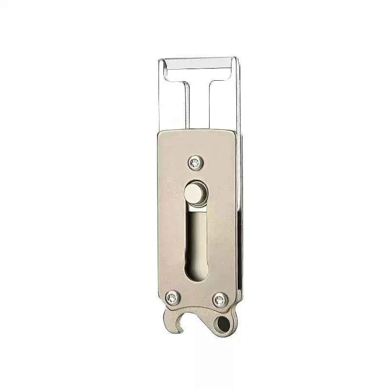 Mini Titanium Peeler Knife & Bottle Opener Keychain Multi-Tool