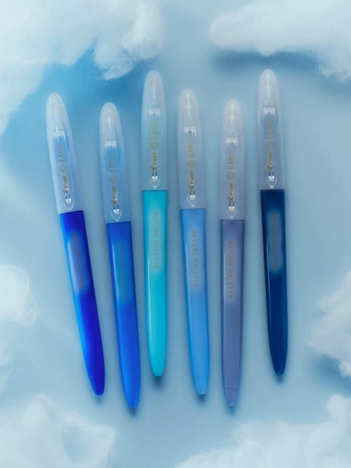 PILOT ILMILY 6th Anniversary NATURE PALETTE Gel Pen, Natural Blue Tones