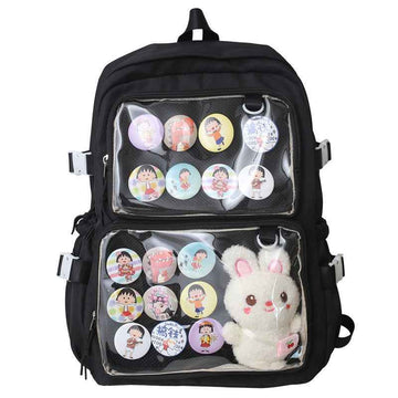 Ita Bag Pin Display Backpack with Insert Black