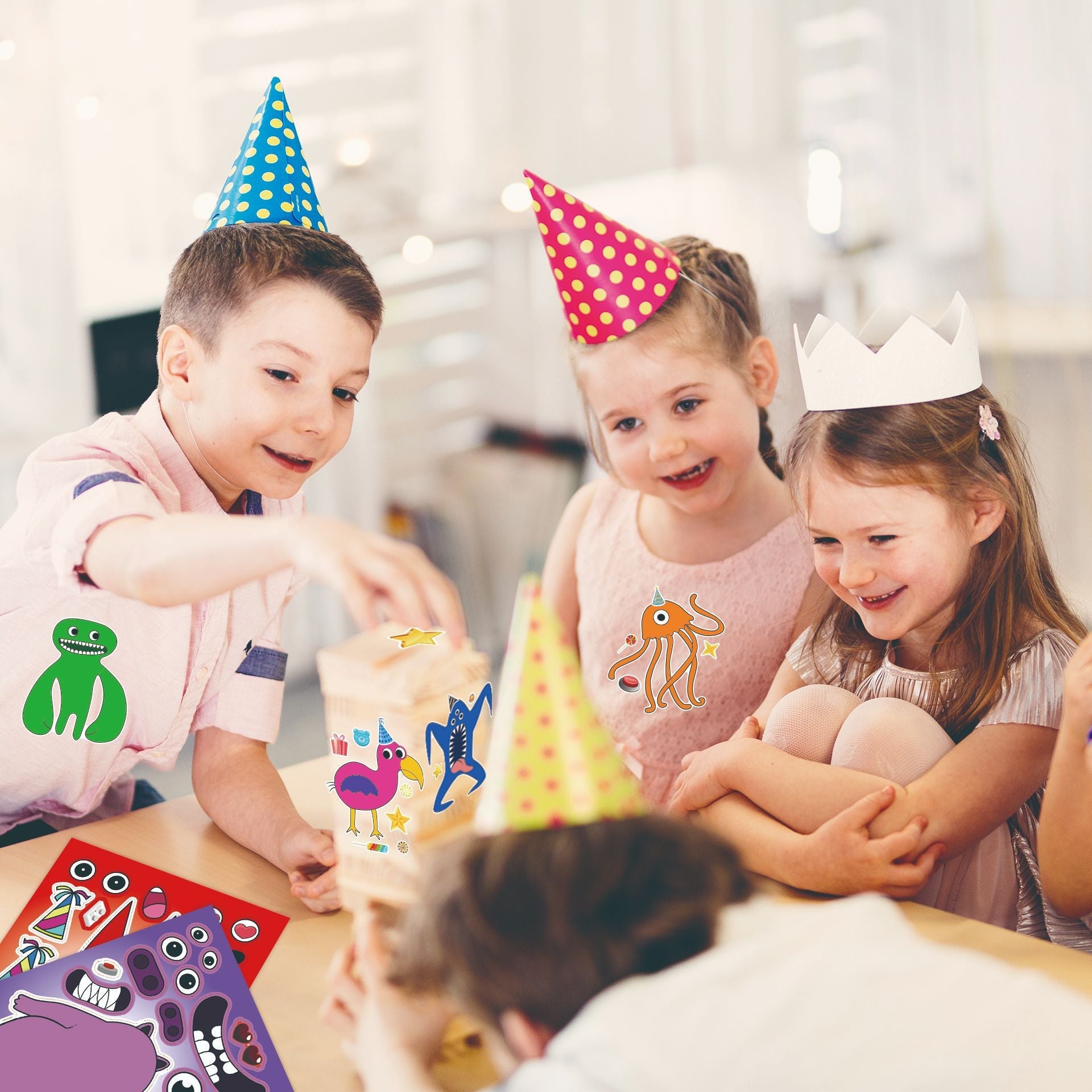 Make a Face Garten of Banban Stickers for Kids 24 Sheets