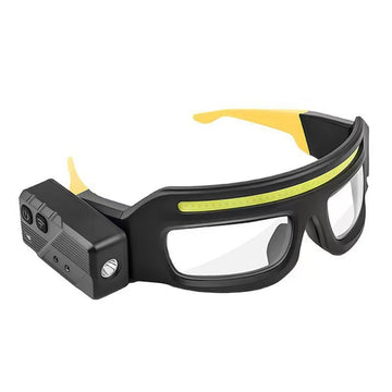 LED Glasses Rechargeable Headlight with Motion Sensor and Touch Control