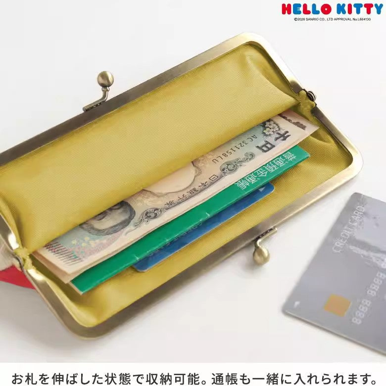 Hello Kitty Cartoon Horizontal Clasp Makeup Bag for Women