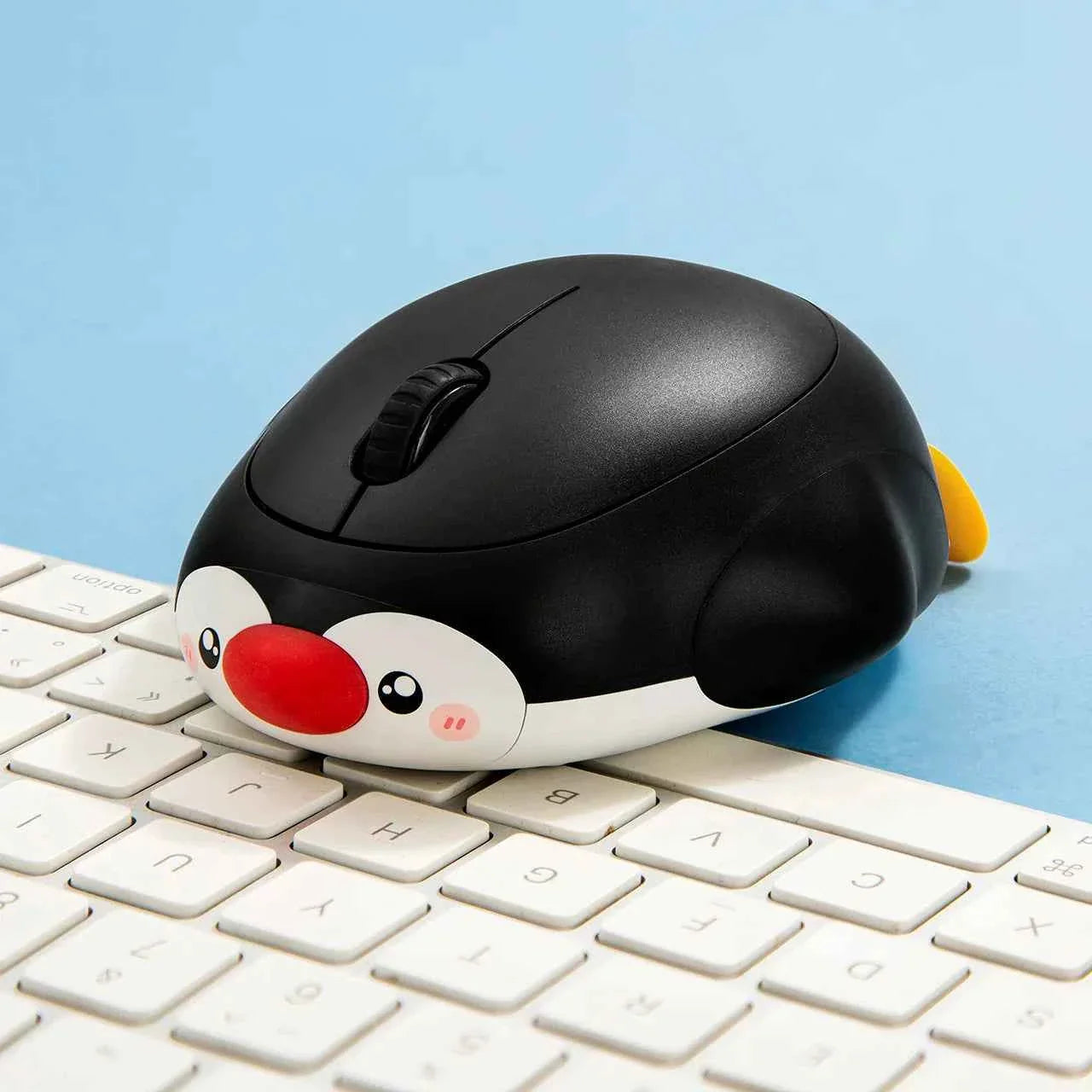 Penguin-Shaped Wireless Mouse Dual Mode 2.4G & Bluetooth