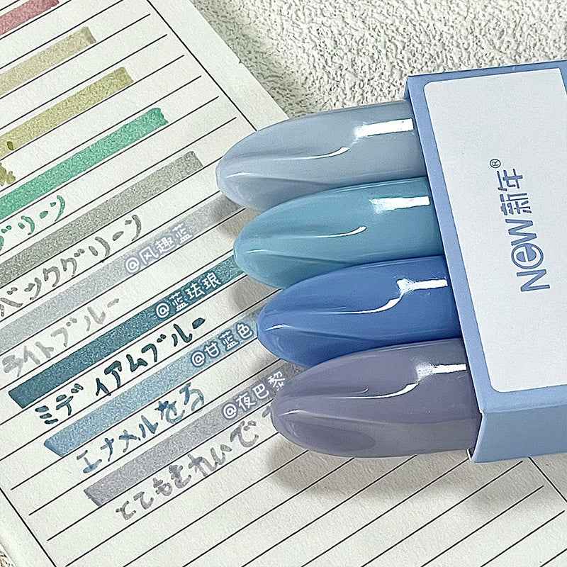 Morandi Color Highlighters 12 Pack Chisel Tip