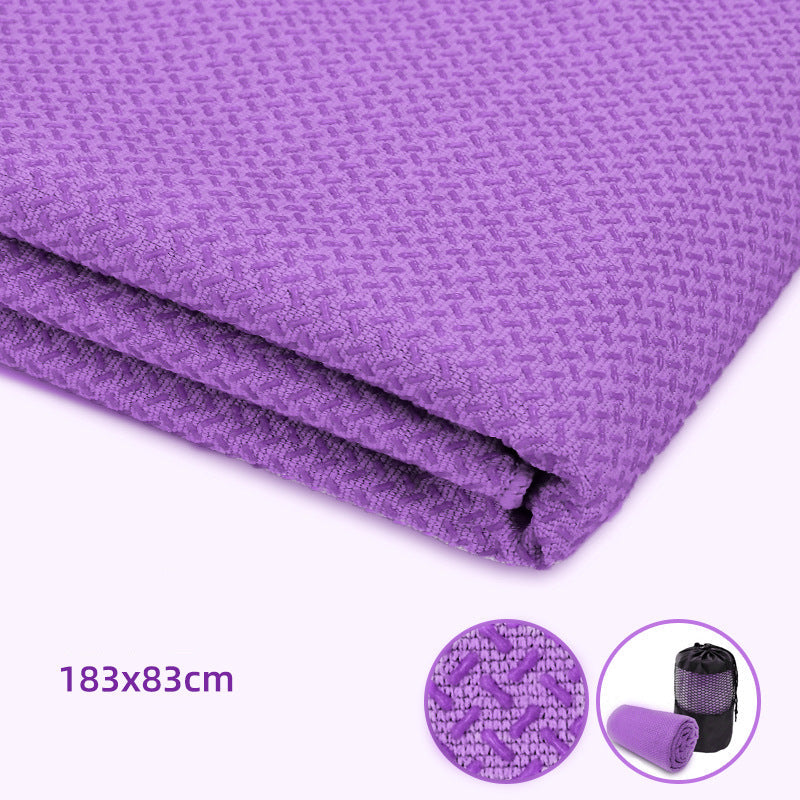 Non-Slip Yoga Towel Mat – Professional Sweat-Absorbent Yoga Rug