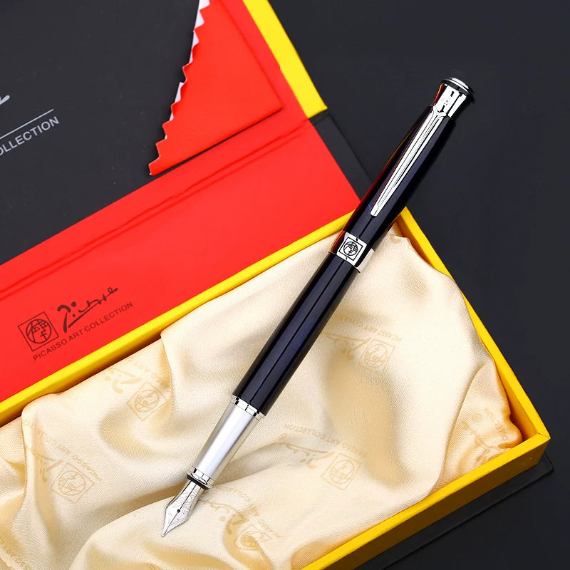 Picasso 903 Fountain Pen Fine Nib Sweden Flower King Blue Marble
