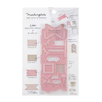 Kutsuwa Mastemplate Washi Tape Cutter &amp; Stencil Ribbon