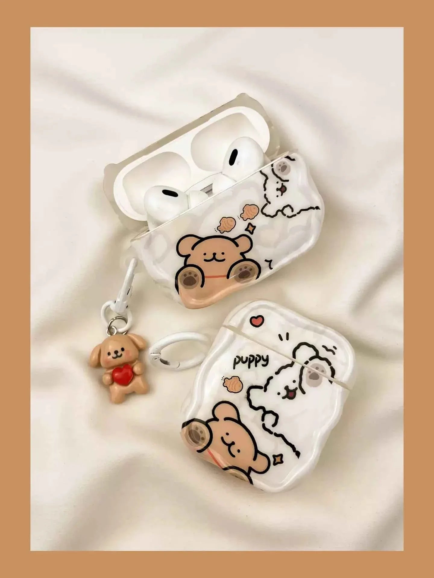 Fun Cartoon Dog AirPods Case