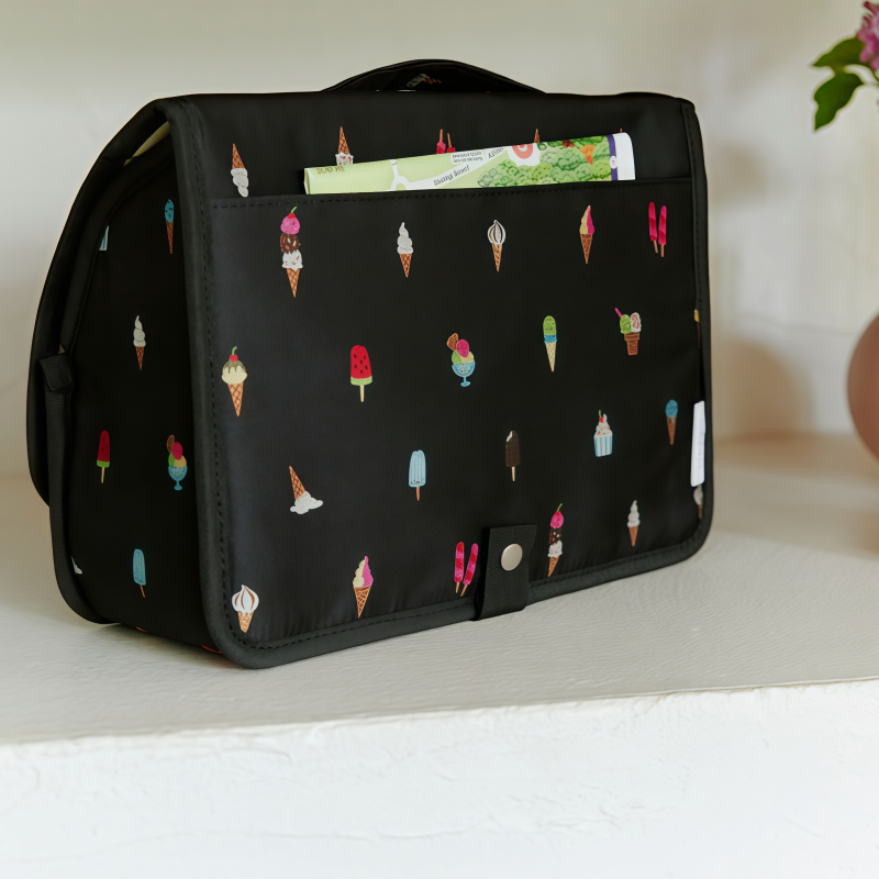 Japanese Cute Cartoon Scrapbook & Stationery Organizer Bag