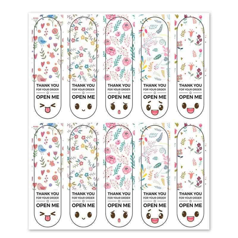 300Pcs Thank You for Your Order Stickers for Small Business Packaging
