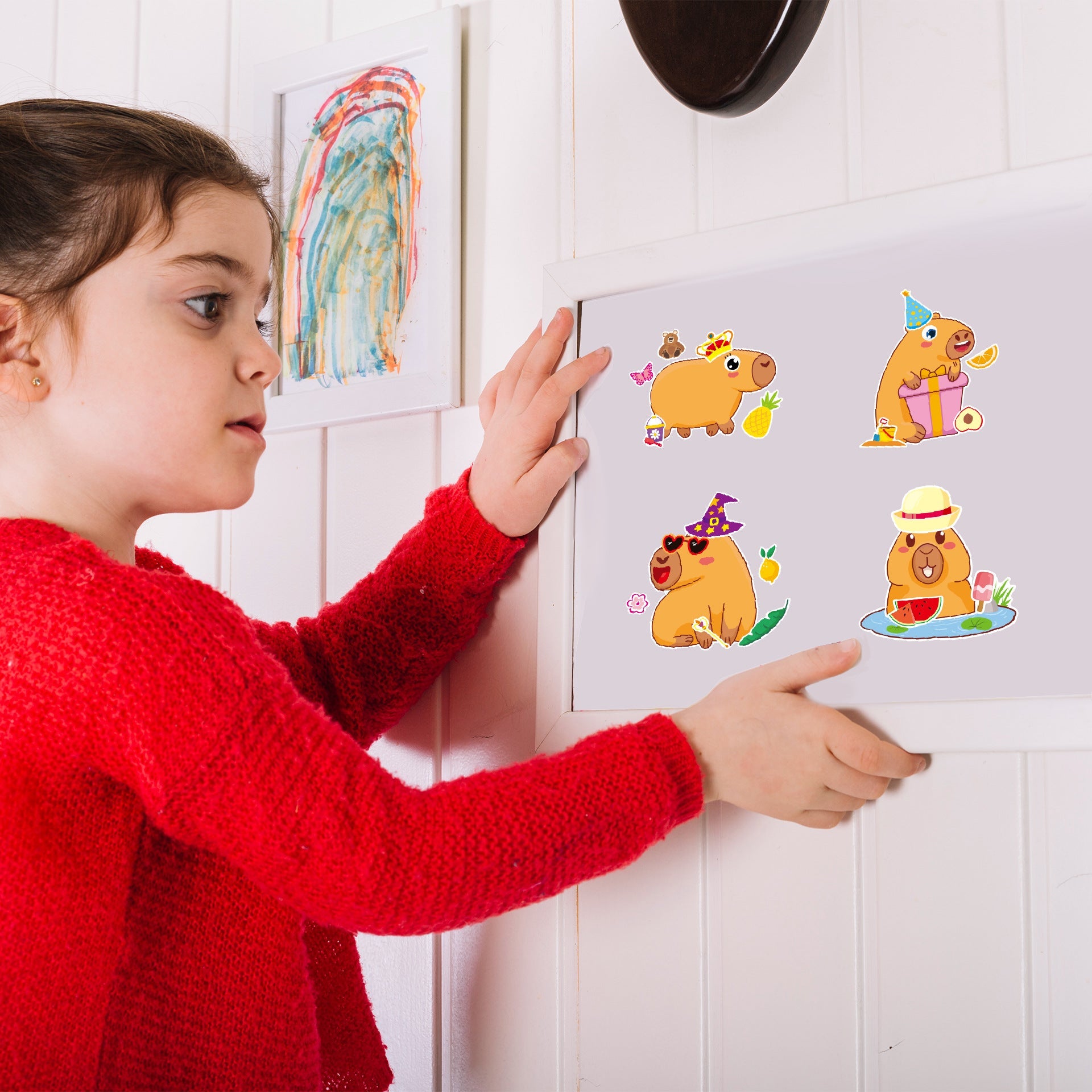 Make a Face Capybara Stickers for Kids 24 Sheets