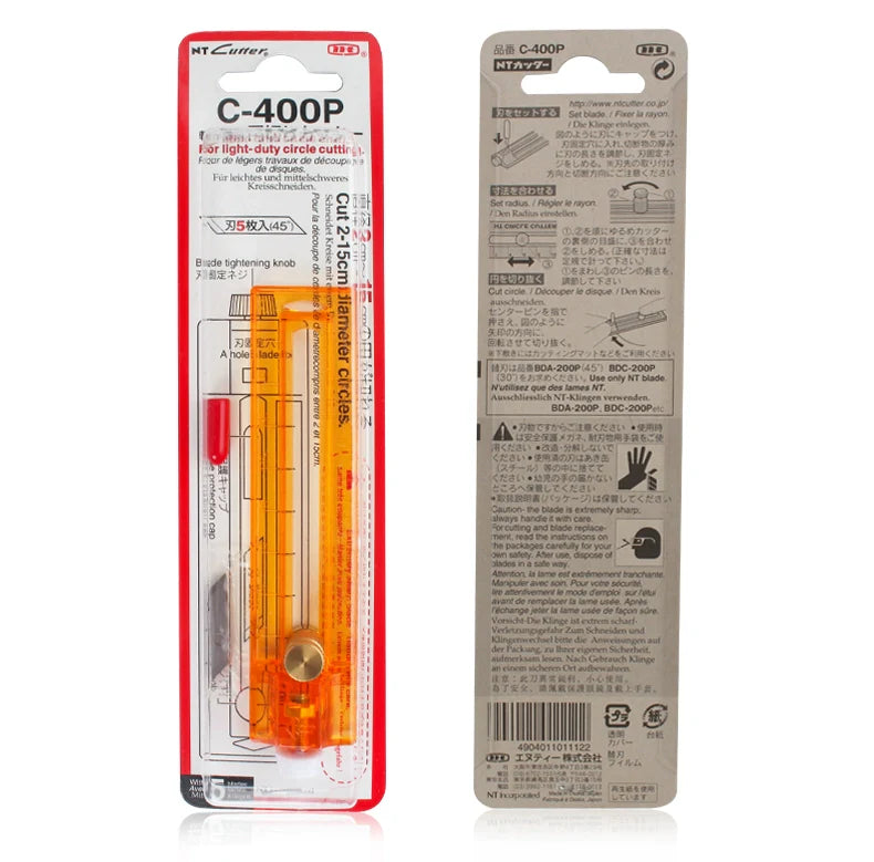 NT Cutter Compass Circle Cutter, 2 - 15cm(C-400P)