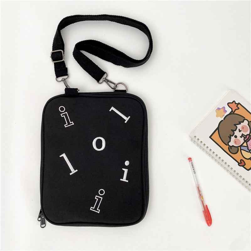 11/13.3 Inch Protective Tablet Laptop Sleeve Bag with Shoulder Strap Black