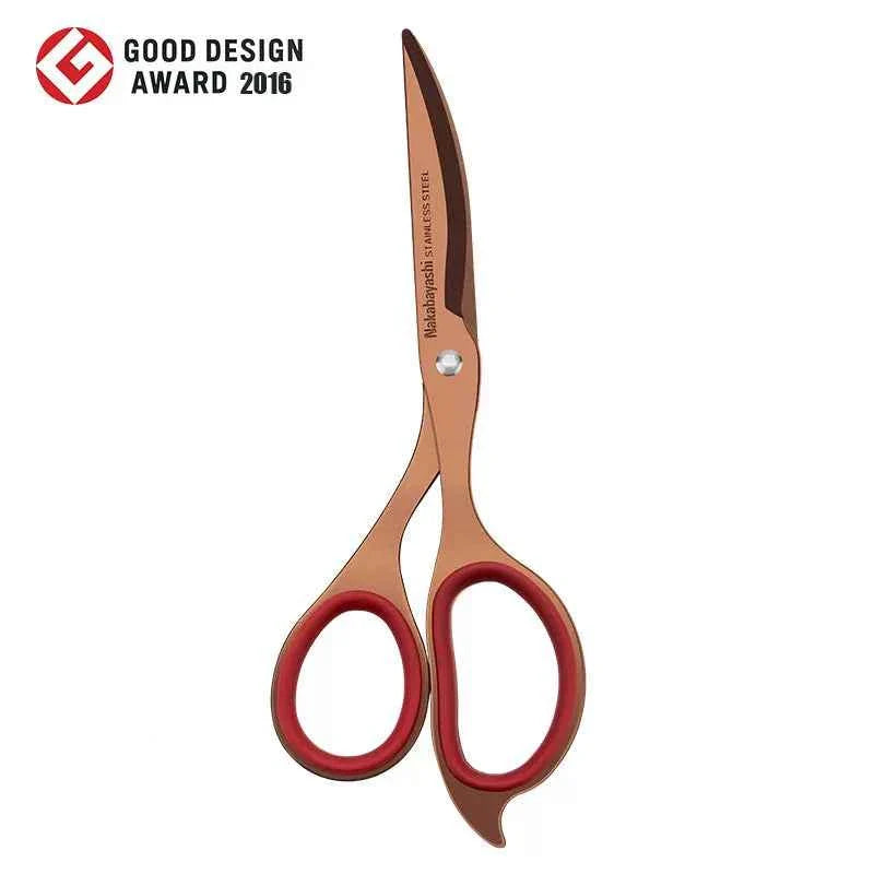 NAKABAYASHI Stationery Hikigiri Slim Scissors Rose Red
