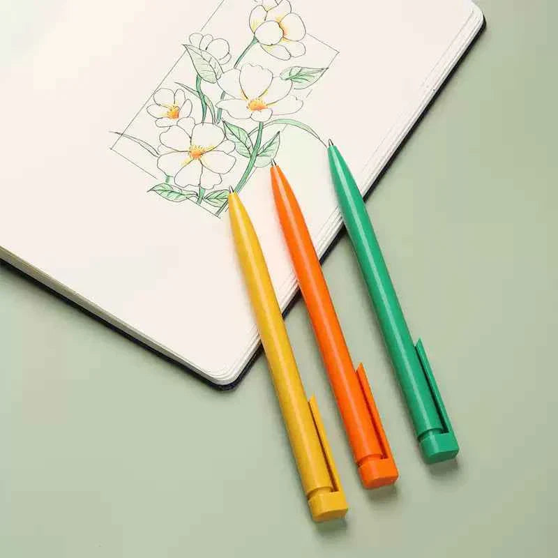 SANKOU ZX9 Retractable Ballpoint Pen Set – 10 Colors, 0.7mm
