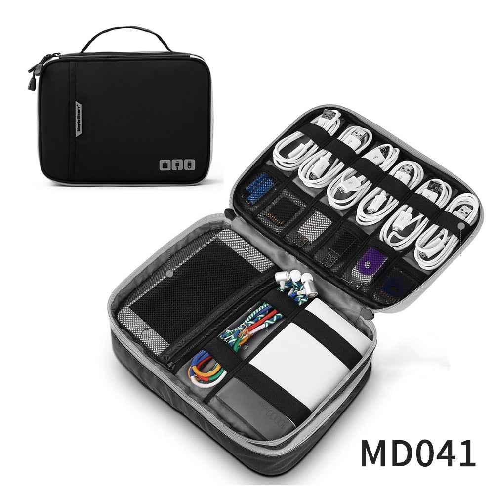 MapleStory Electronics Organizer Bag,Large Black