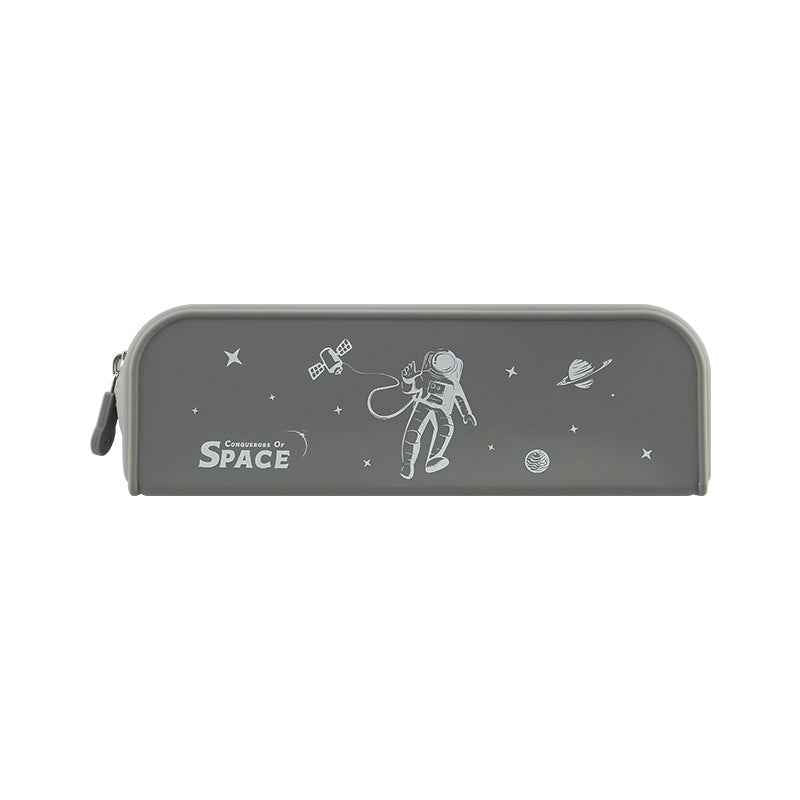 Space Theme Eco-Friendly Silicone Pencil Case Pen Pouch