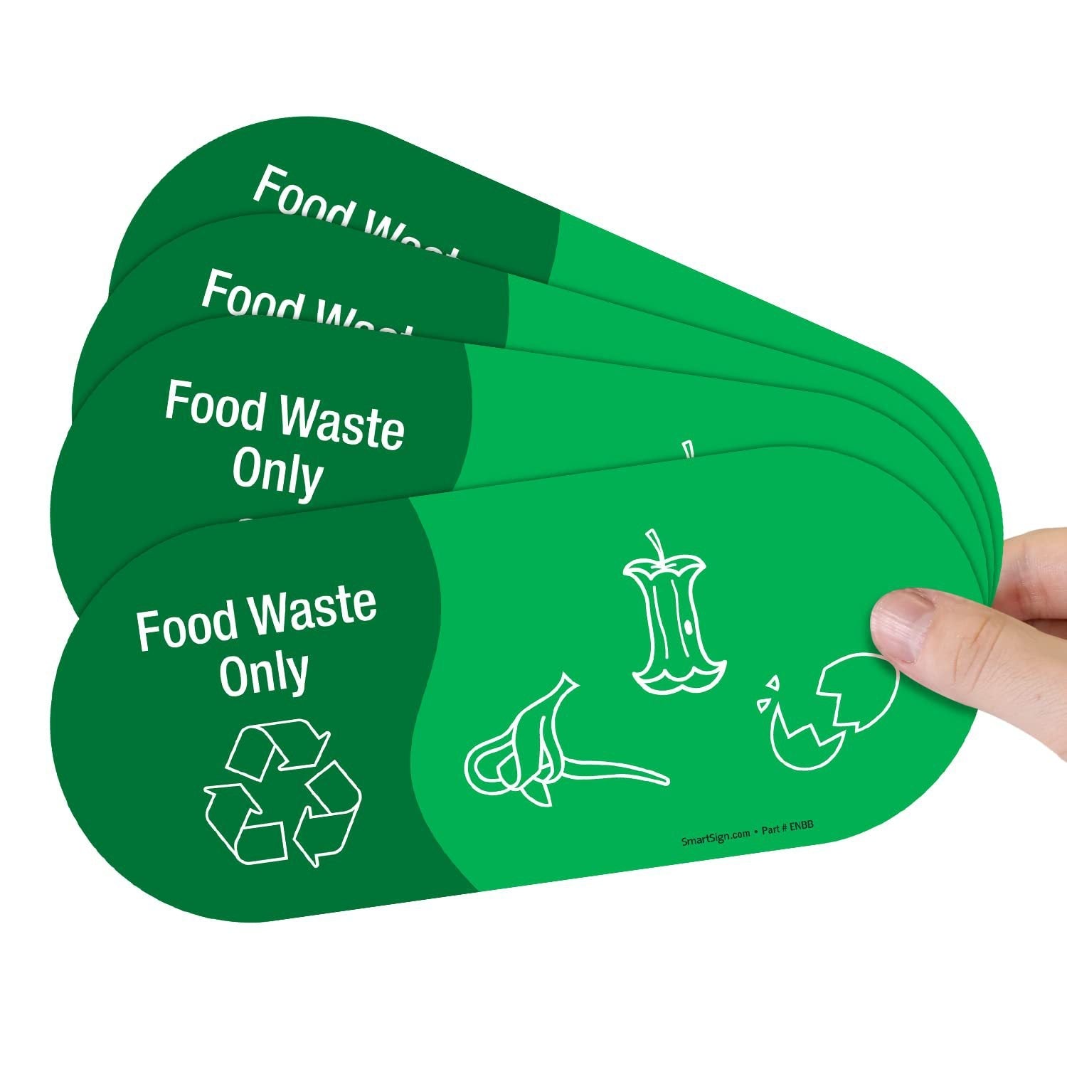 20PCS Mixed Recycle Stickers for Trash Bins for Home Office